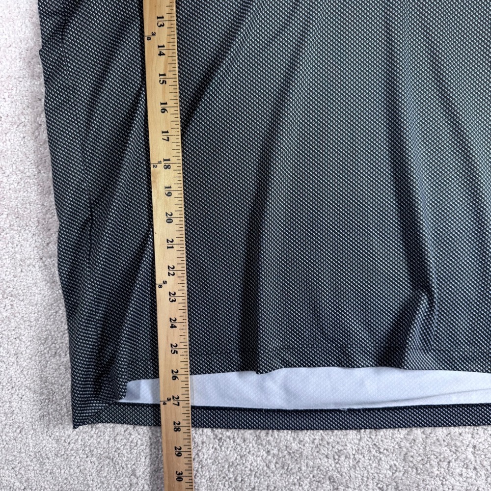 Cutter & Buck Mens XL Black White Micro Pattern Underwood Cup Golf Polo Shirt - Picture 10 of 10